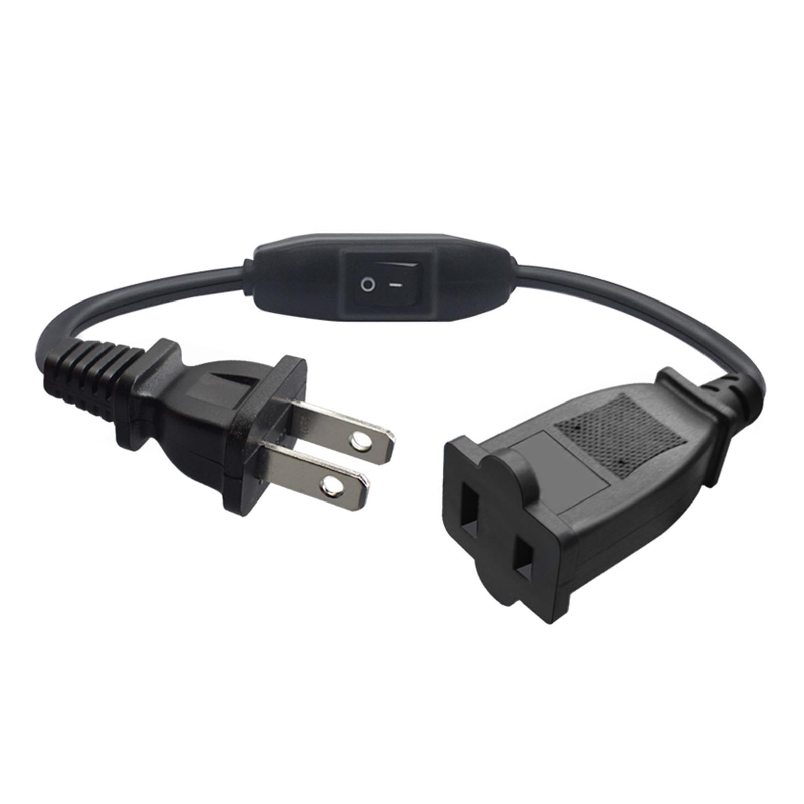 

Electrical Power Converter Cord 0.3m Male 15 Pin to Female 15 Receptacle Durable PVC Adapter