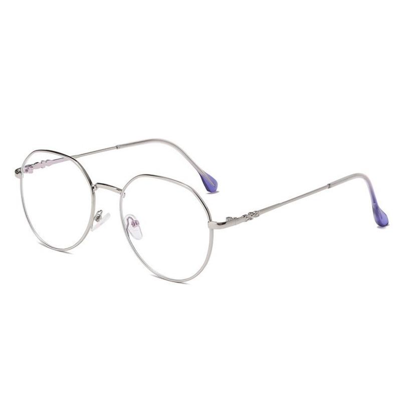 Trendige Anti-Blaulicht-Strahlungs-Anti-Müdigkeits-Myopie-Brille in koreanischer Version für den Augenschutz von Frauen, flache Gläser