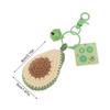 Avocado Lavorazione a Uncinetto di Lana Frutta Ciondolo Portachiavi Per Insegnante Regalo Simbolico Compagno Regalo a Mano Accessori Regalo Ingrosso