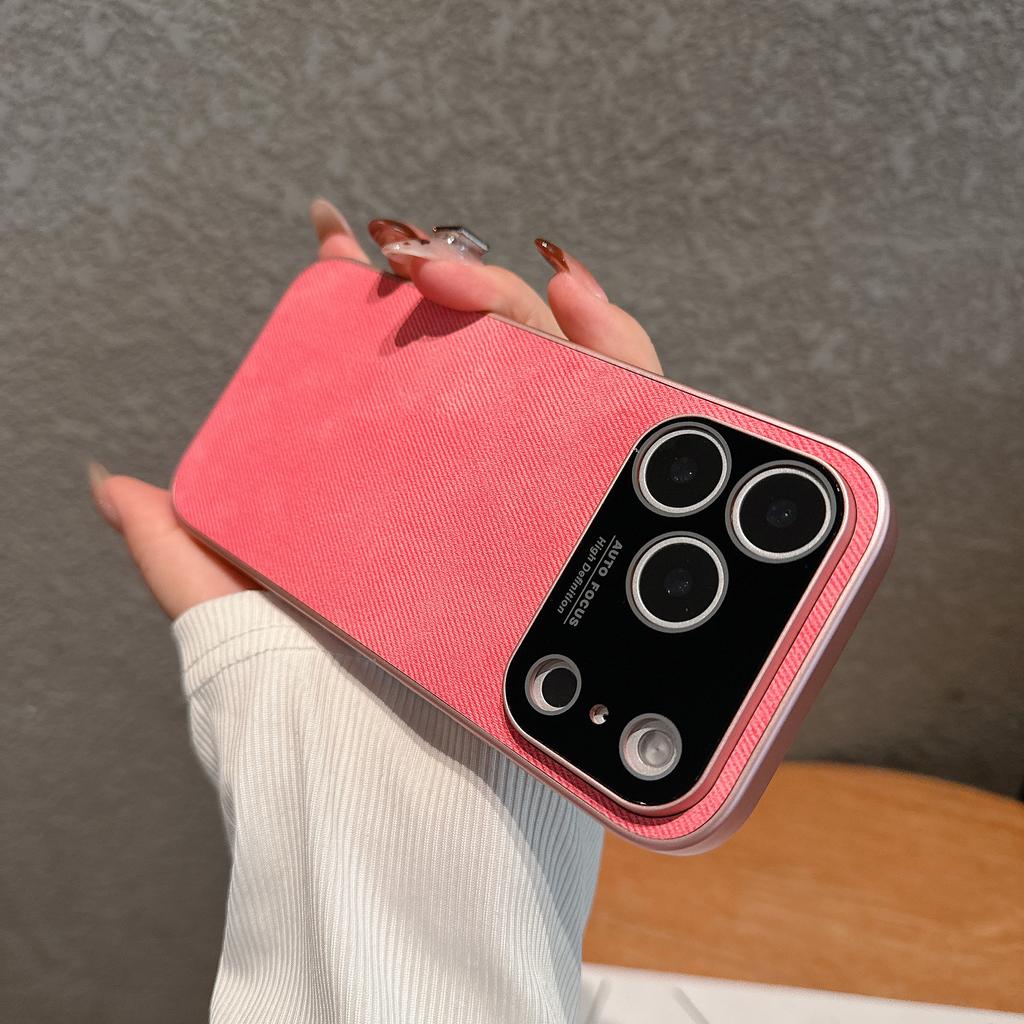 Luxury Full Camera Protection Denim Phone Case for IPhone 17 Pro Max 16 15 14 13 Pro Max Color Slim Matte ShockProof Soft Cover