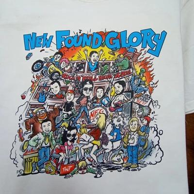 New Found Glory Rock Band Album White T-shirt Short Sleeve S-5Xl JM757