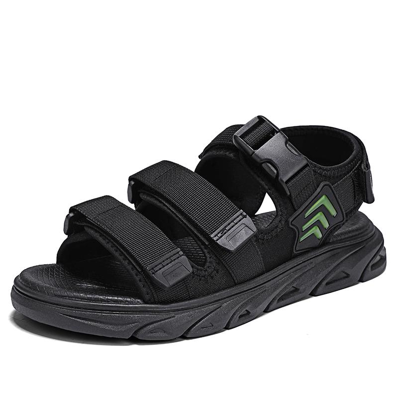Men's thick soled outdoor beach shoes summer breathable soft soled casual sandals fashion student slippers male walking sandals