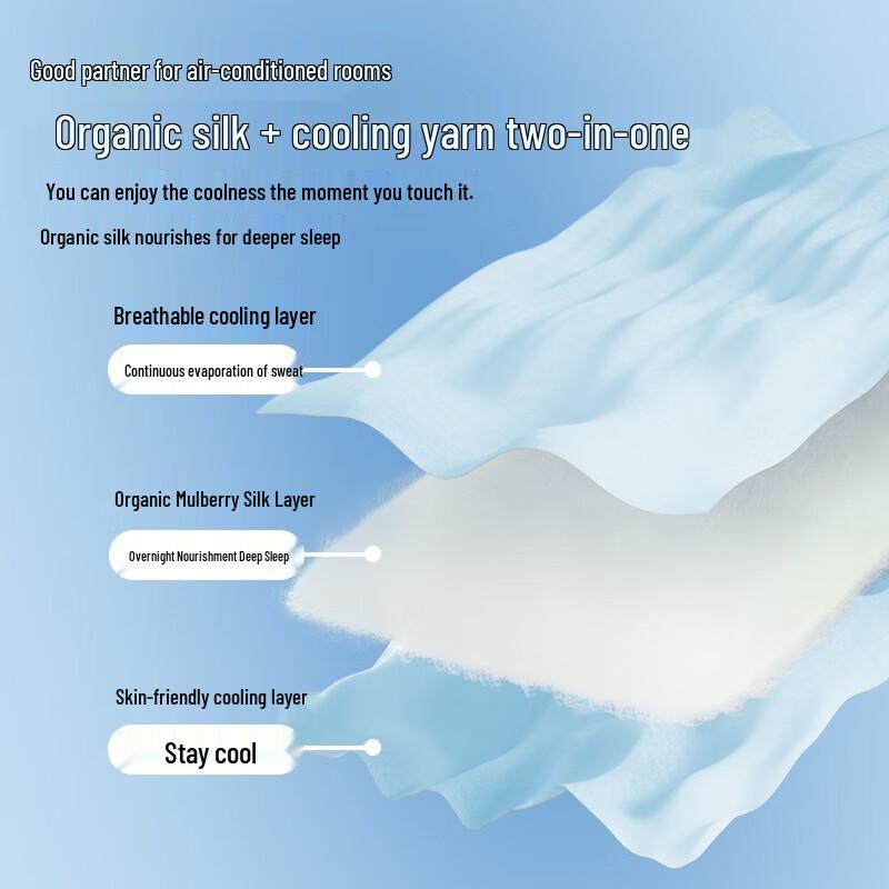 Hengyuanxiang Silk-Feel Cooling Summer Quilt