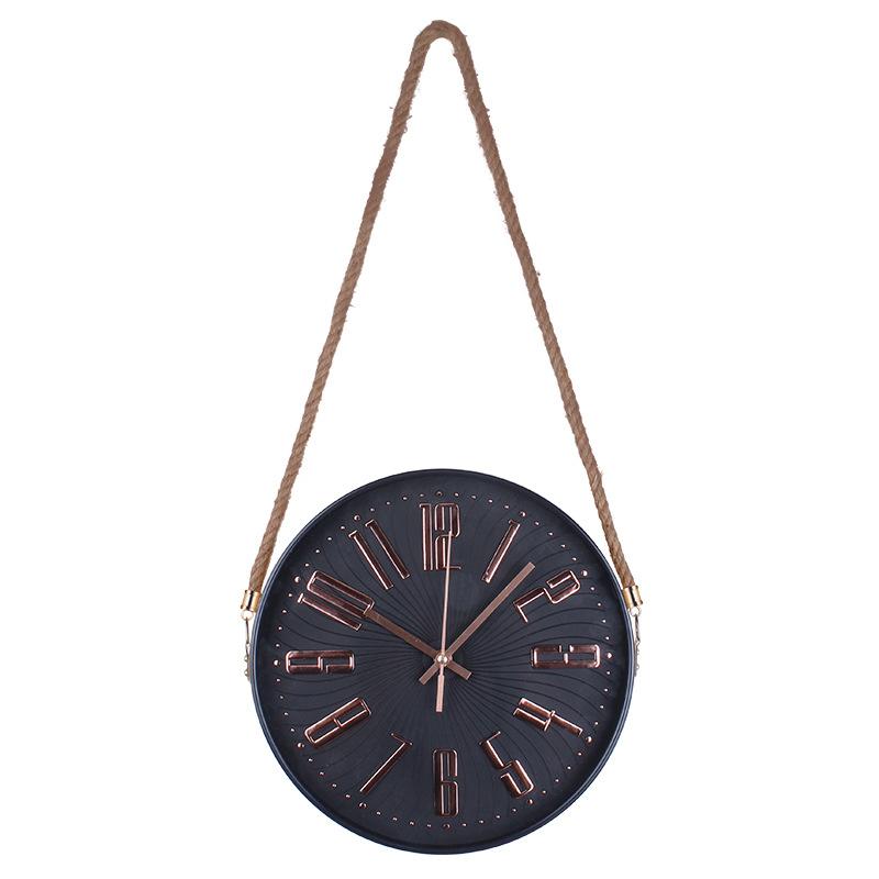 Clocks, Living Room, Silent Wall Clock, Simple and Fashionable Wall-mounted Clock, Home Three-dimensional Digital 12 Inches 30CM