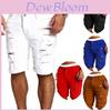 Premium Quality Fashion Mens Cargo Denim Shorts Casual Distressed Ripped Jeans