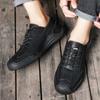 Fashion Men's leather sneakers casual luxury fashion Oxford black shoes Fashion breathable classic loafers Zapatos Hombre