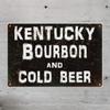 Vintage Metal Tin Sign 8x12 Inch Rustic Bar Decor Bourbon Beer Pub Wall Art