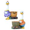 Duck Statue Practical Flower Pot Animal Sculpture for Outside Porch Balcony