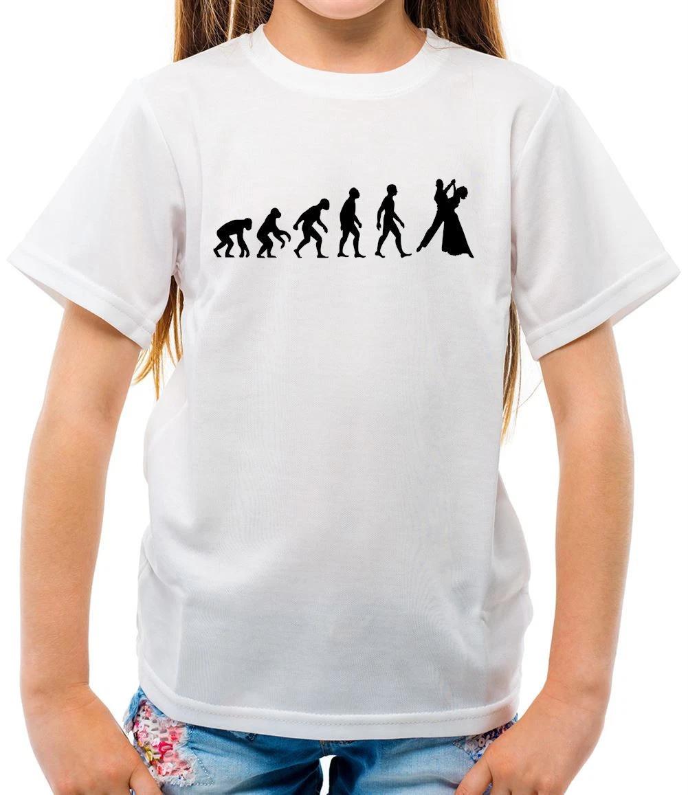 Evolution Of Man Ballroom Dancing - Kids T-Shirt - Dancer Dance Ball Room 130