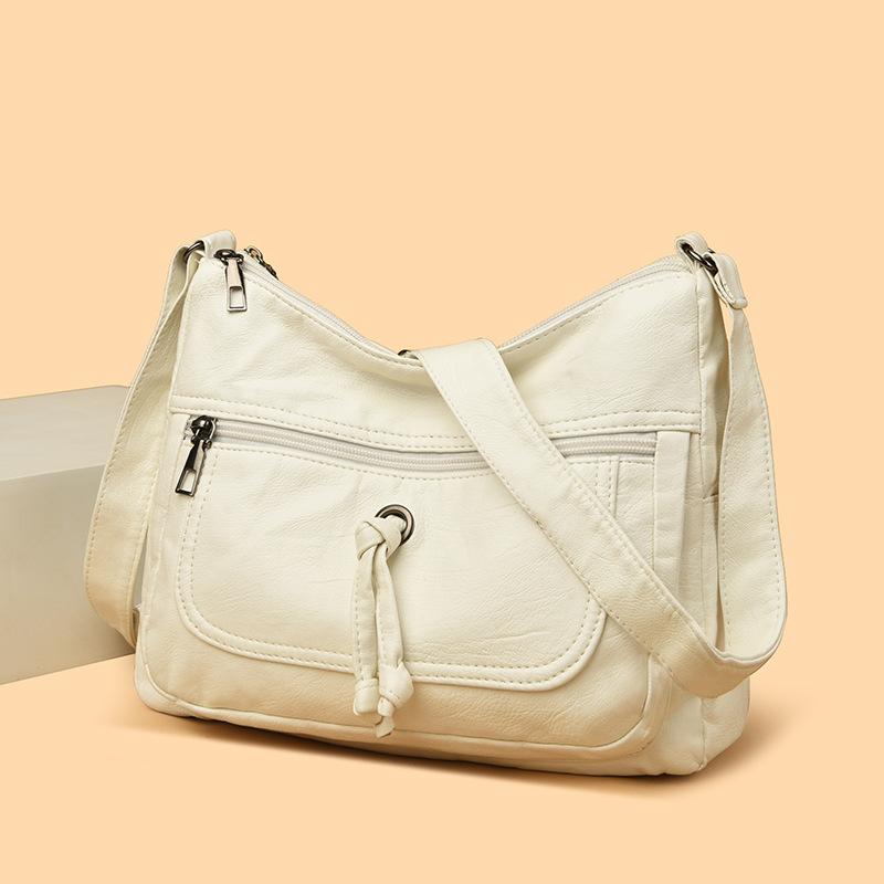 Women's Bag, Single-shoulder Crossbody Bag, Fashionable Soft Leather Mom Bag