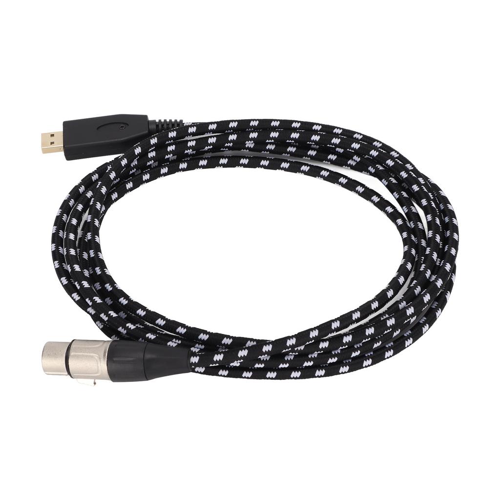 USB Microphone Cable USB To XLR Female 3 Pin Cable for Microphones Recording Karaoke Sing 3m9.8ft