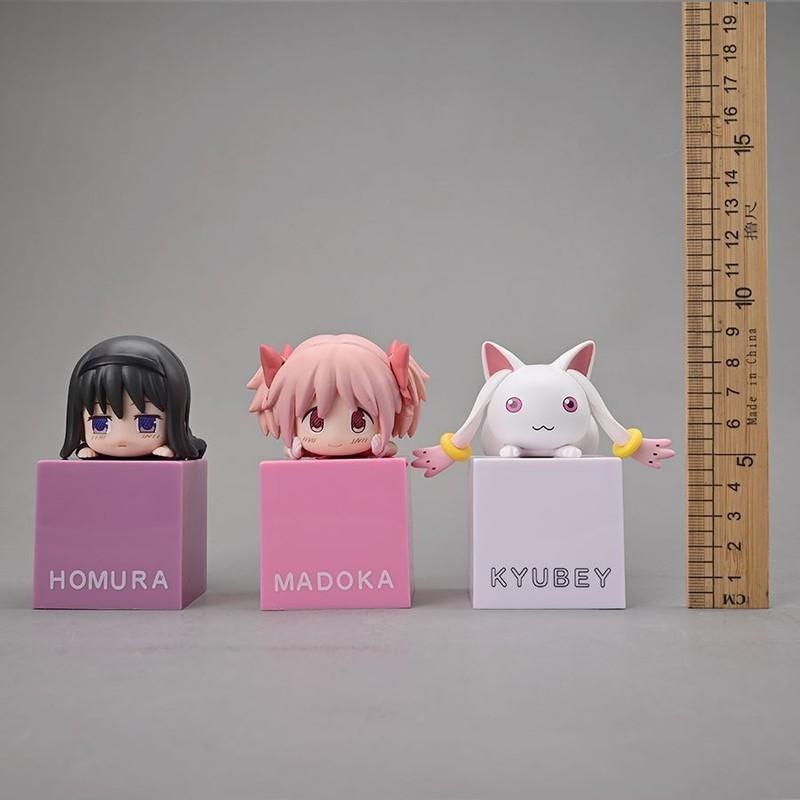Puella Magi Madoka Magica Q Version Anime Figur Kaname Madoka Akemi Homura Brutkasten Kawaii PVC Modell Action Zubehör Geschenk
