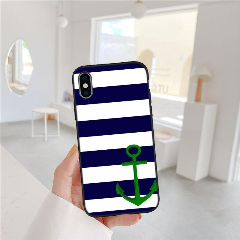 PP1 Anchor Sailor Soft Shell Phone Case for Samsung Galaxy S20 S21 S22 Ultra FE + Plus A21S A22 A24 A25 A26 A30 A30S A31