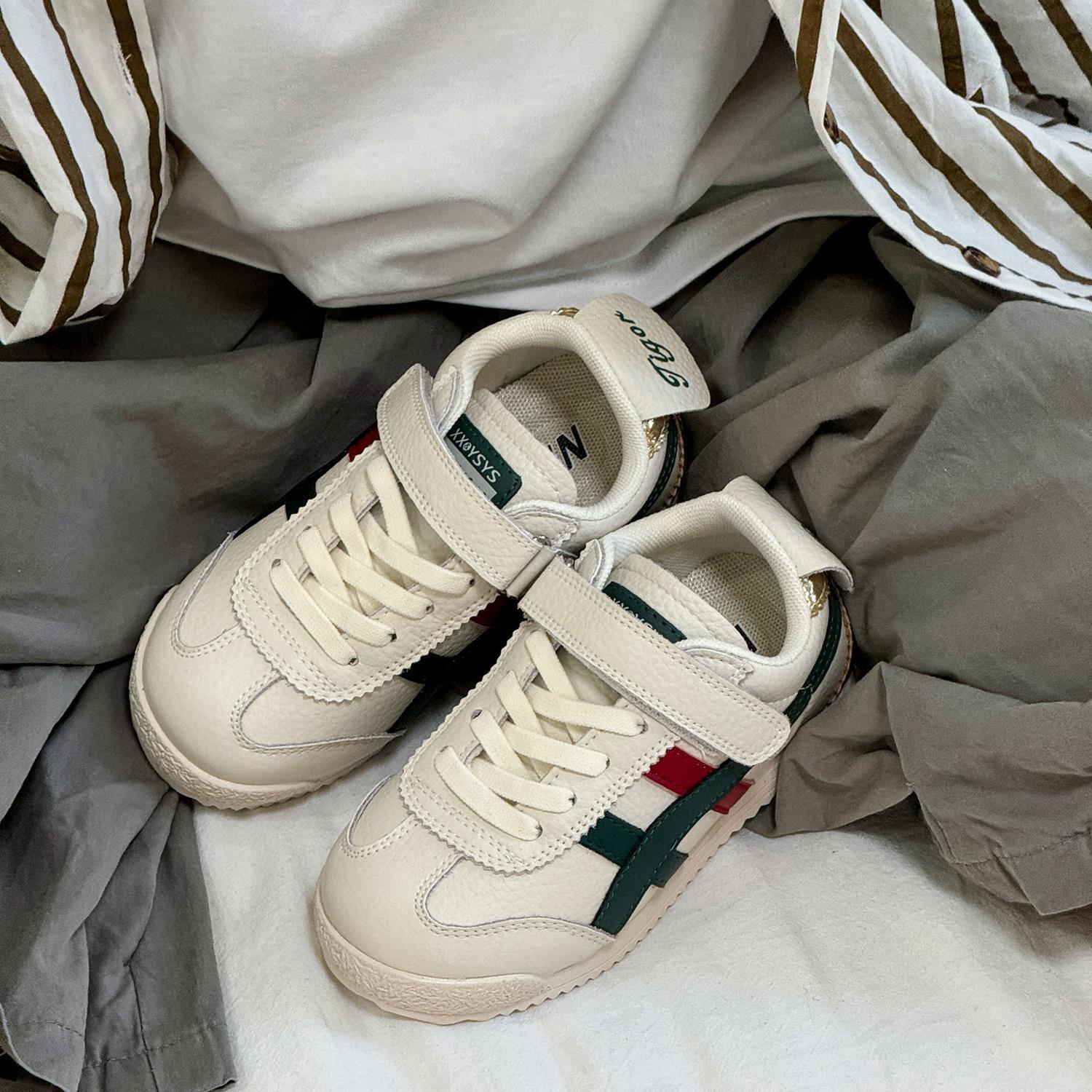 

Детская обувь Forrest Gump весна и осень одноклассники бархатная мягкая подошва детская обувь модная универсальная повседневная обувь для мальчиков и девочек 22-25 Whole 4 pairs wholesale зелёный