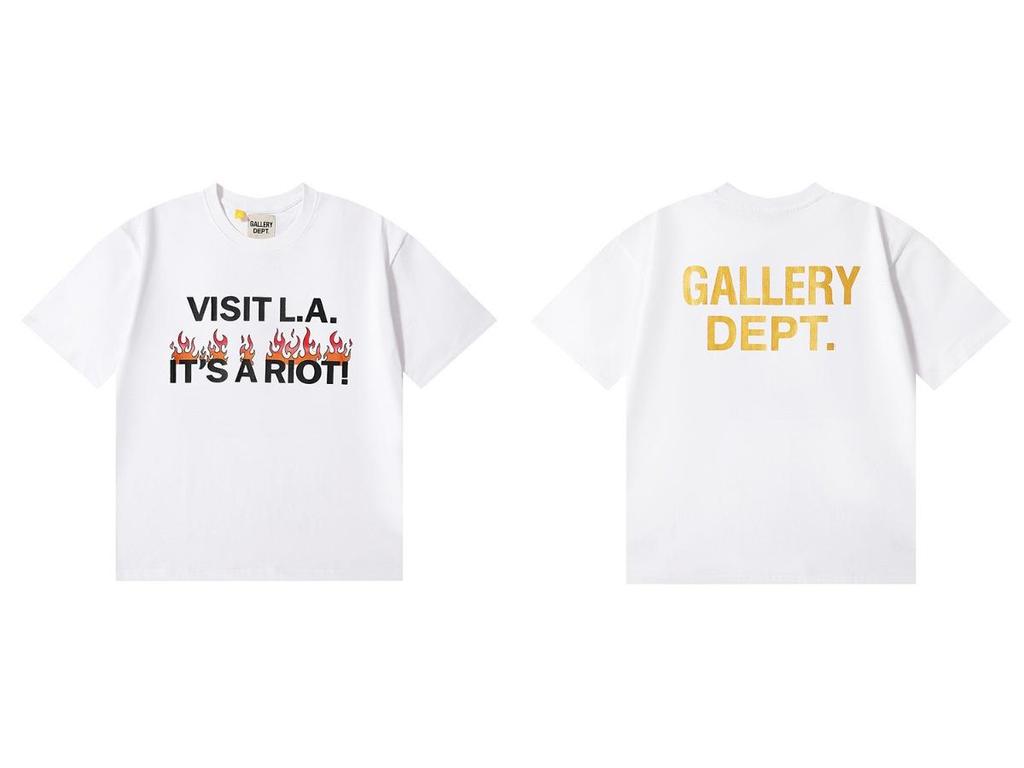 GALLERY DEPT American Tide Tie-Dye Graffiti Short-Sleeve T-Shirt