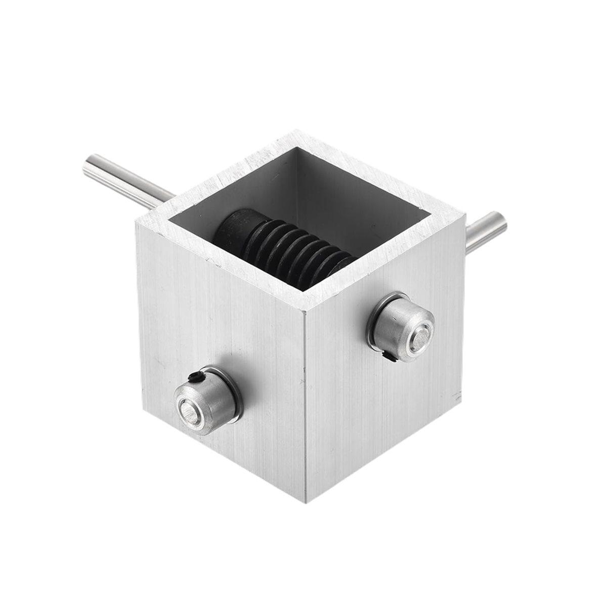 

BHBL 90 Degree Right Angle Worm 1:20 Reduction 1 Module 20 Teeth Worm Gear DIY Module with 6mm Shaft, 100x100x50mm China Mainland