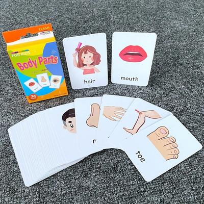 Carta Educativa di Cognizione Fisica Precoce per Bambini Parola Inglese Carte Educative Animali Frutta Montessori Bambino Bambini Educativo Precoce