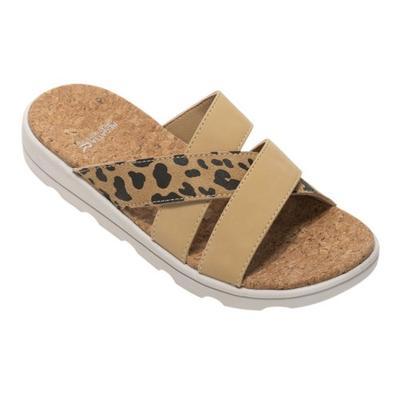 Womens/Ladies Cassie Leopard Pattern Sandals