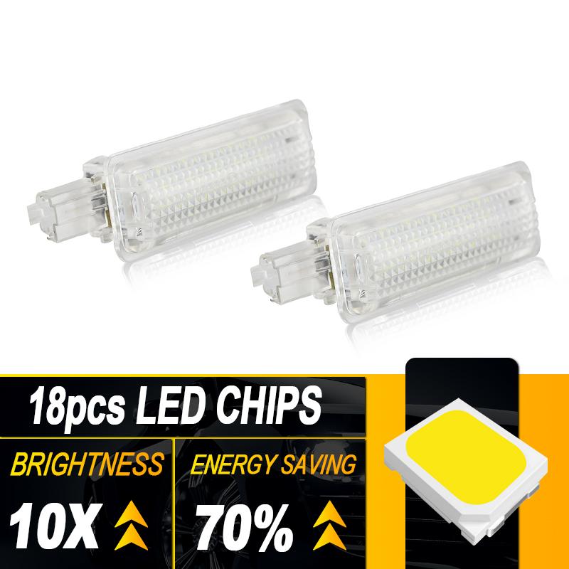 1pc/2pcs For Ford Escape Kuga 2013-2020 Focus 2012-2018LED Trunk Luggage Compartment Interior Led Lights Bright White Error Free