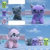 Cute Plush Cat Pendant Keychain Adorable Kawaii Stuffed Animal Doll Charm 10cm
