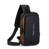Men's Locomotive Bag Password Anti-theft Breast Bag Men's Bag Shoulder Bag Sports Fanny Bag Multifunctional Messenger Bag Light Tide
