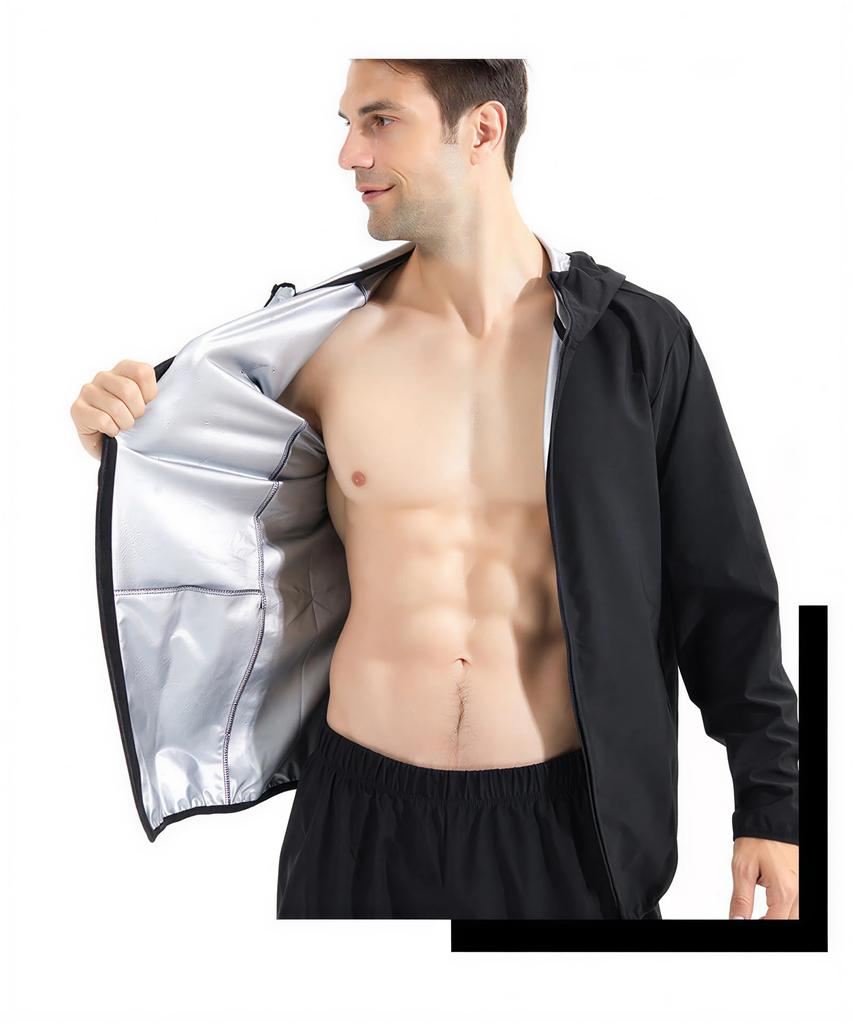 [MTKCNTL] Sweaty Sauna Suit, Men's Top and Bottom Set, Large