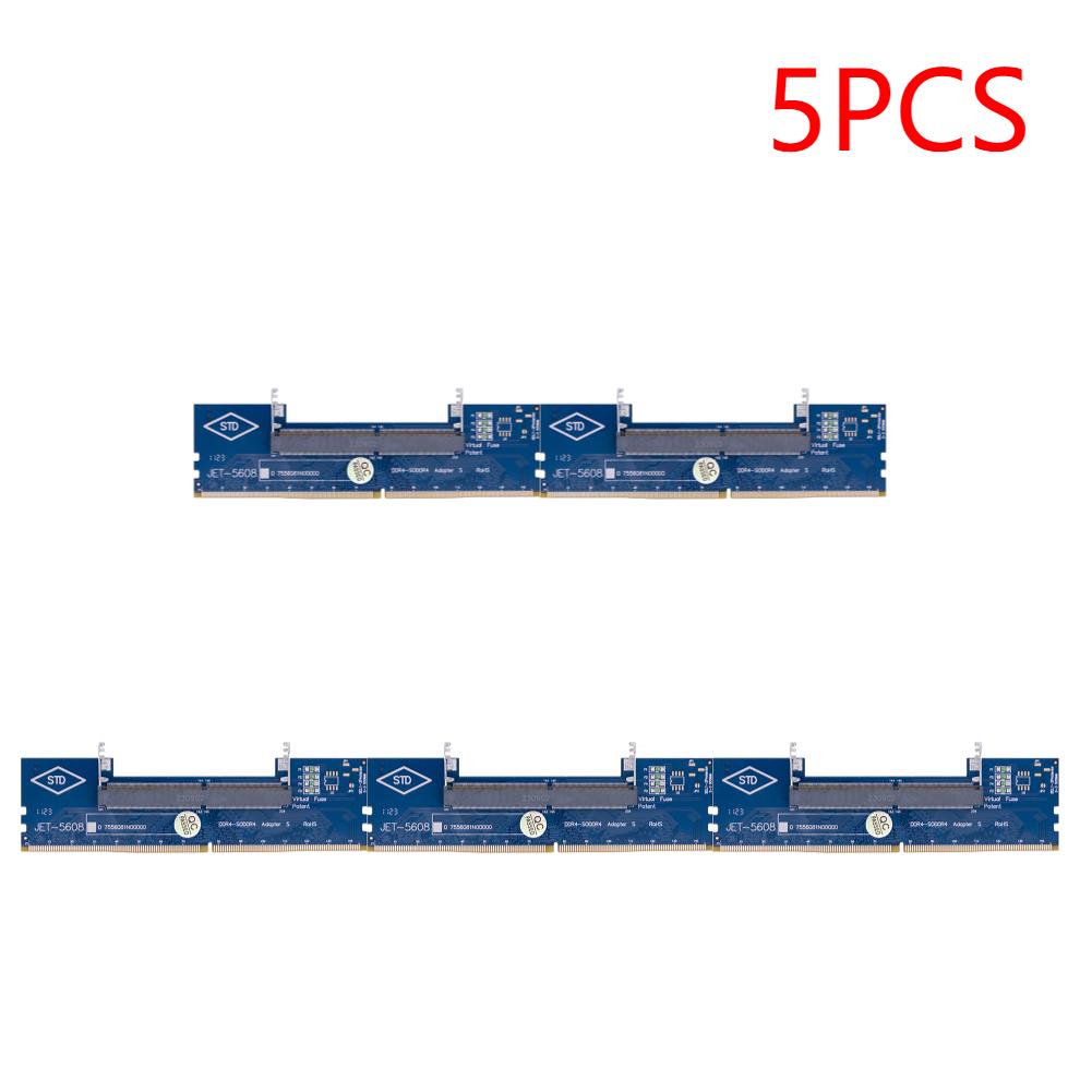 NEW 1-5PCS SO-DIMM To PC DIMM Card Laptop To Desktop DDR3 DDR4 Connector Card Memory Stick Laptop To Desktop Adapter