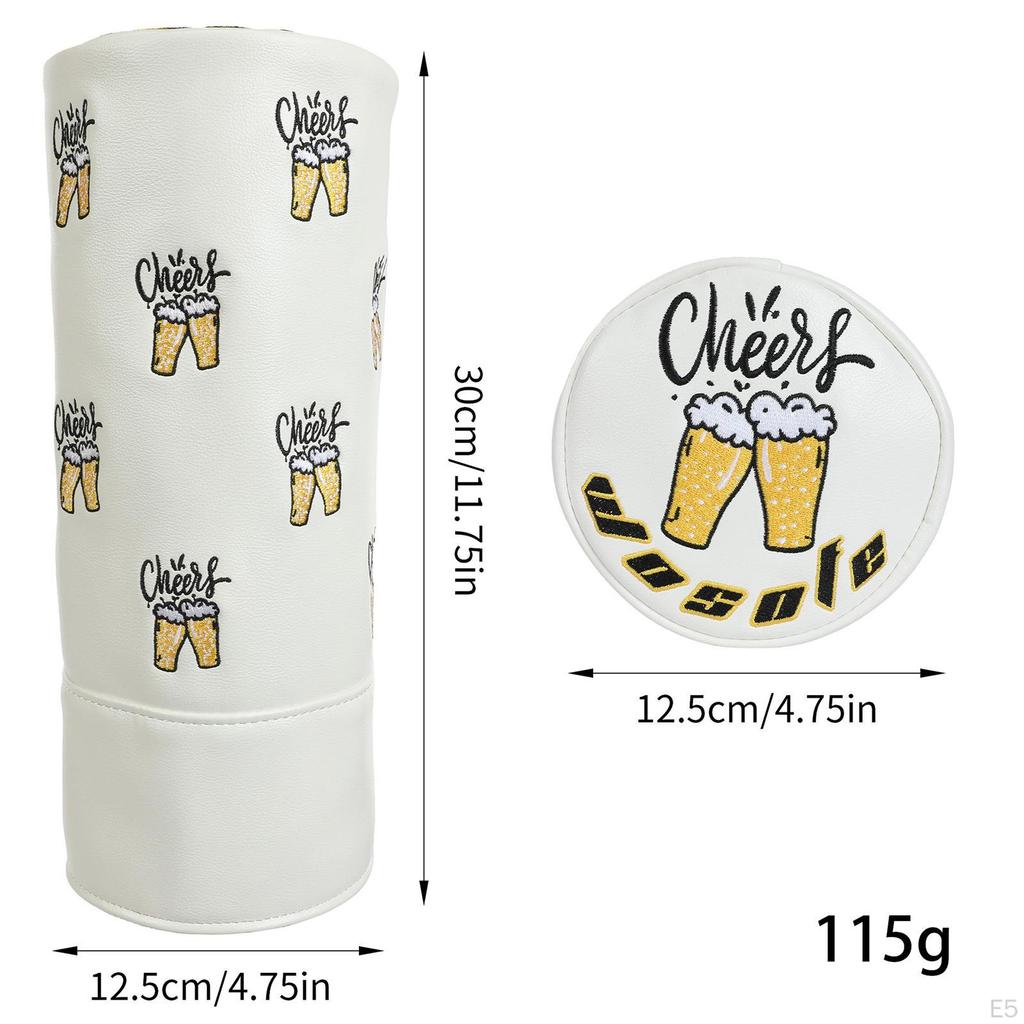 Golf Club Headcover ,Protector, Accessory, Premium, PU Dustproof Waterproof Driver Head Cover