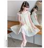 Girls' Dress Summer Dress New Summer Chiffon Elegant Princess Dress Summer Thin Girl Children's Dress