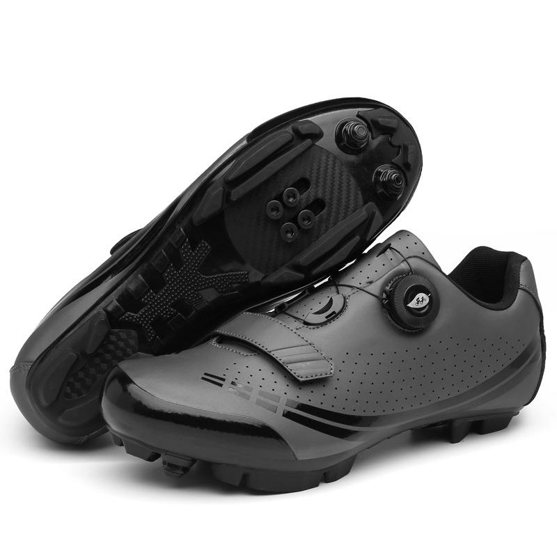 Nuevas Zapatillas de Ciclismo para Exteriores para Hombre y Mujer Zapatillas de Ciclismo Zapatillas de Ciclismo Hebilla Giratoria Bloqueo de Montaña Bloqueo de Carretera Desbloqueado