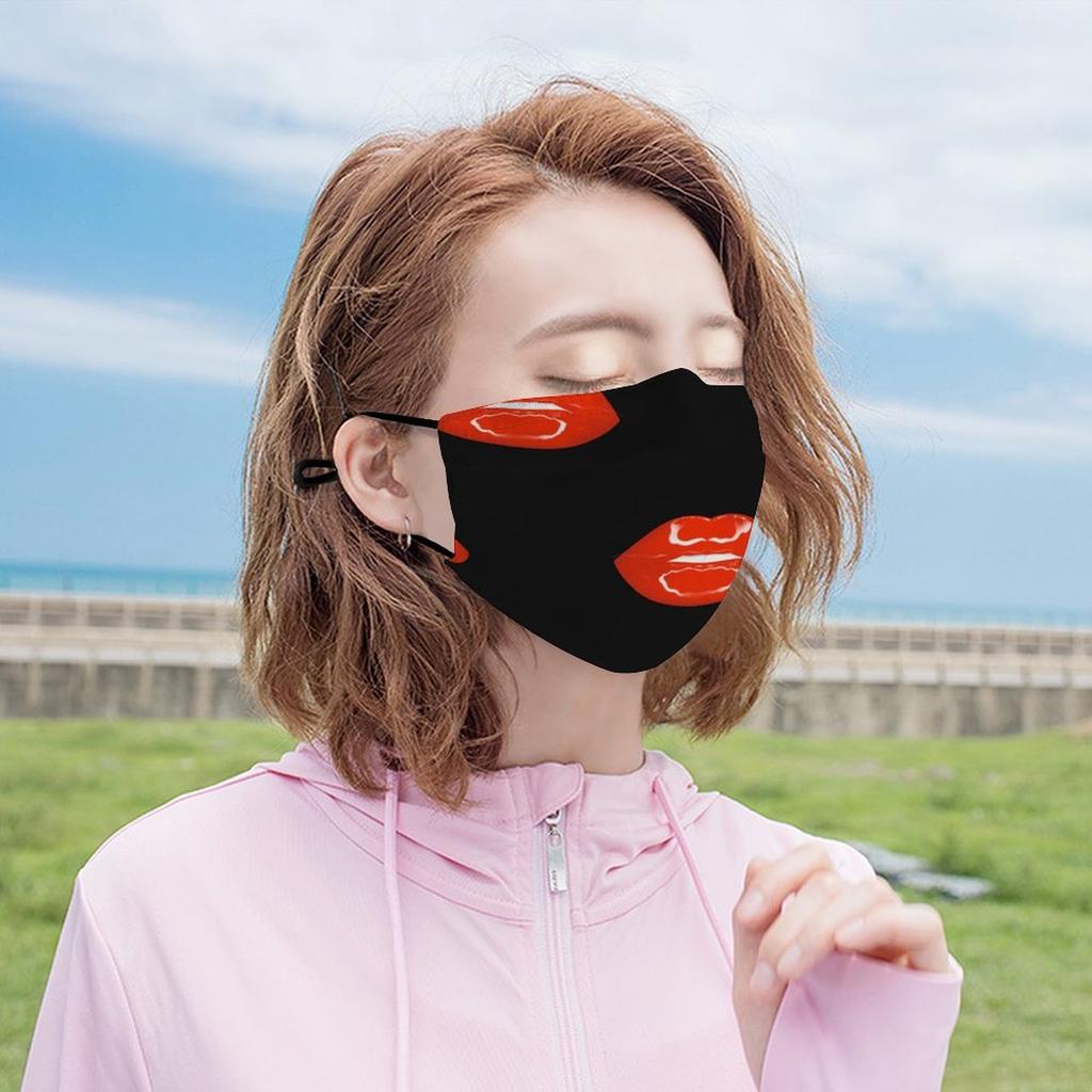 1Pack Breathable Dustproof Mask With Elastic Nylon Fabric And 5/10/15 Filter Options For Daily Protective Use And Comfortable Fit