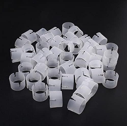 

50PCS Balloon Ring Plastic Round Arch Clip Multi Function Buckle Flower For Balloon Stand Column Halloween Party Decoration 3.5CM