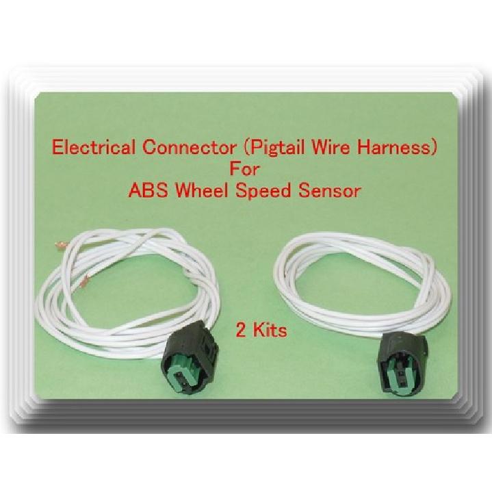 2 X ABS Wheel Speed Sensor Front L/R W/Connector Fits OEM# 34526791224 BMW 12-20