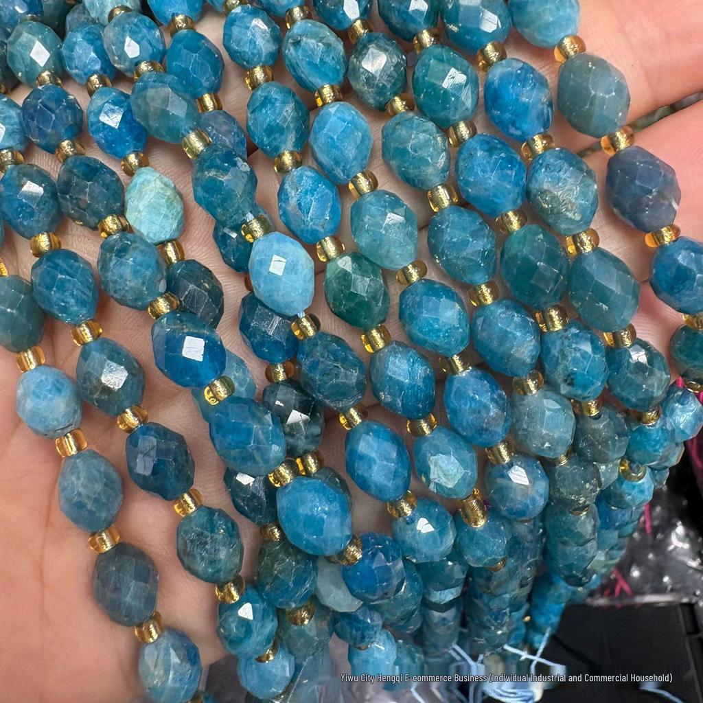 6x8mm Faceted Oval Natural Stone and Crystal Beads for DIY Jewelry