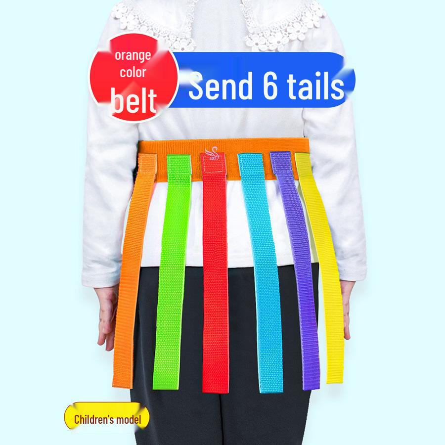 Adjustable Catch the Tail Waistband: Parent-Child Team Building Toy for Sensory Integration and Sports Fun