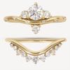 New African popular ring hot sale simple zircon women's wedding hand jewelry
