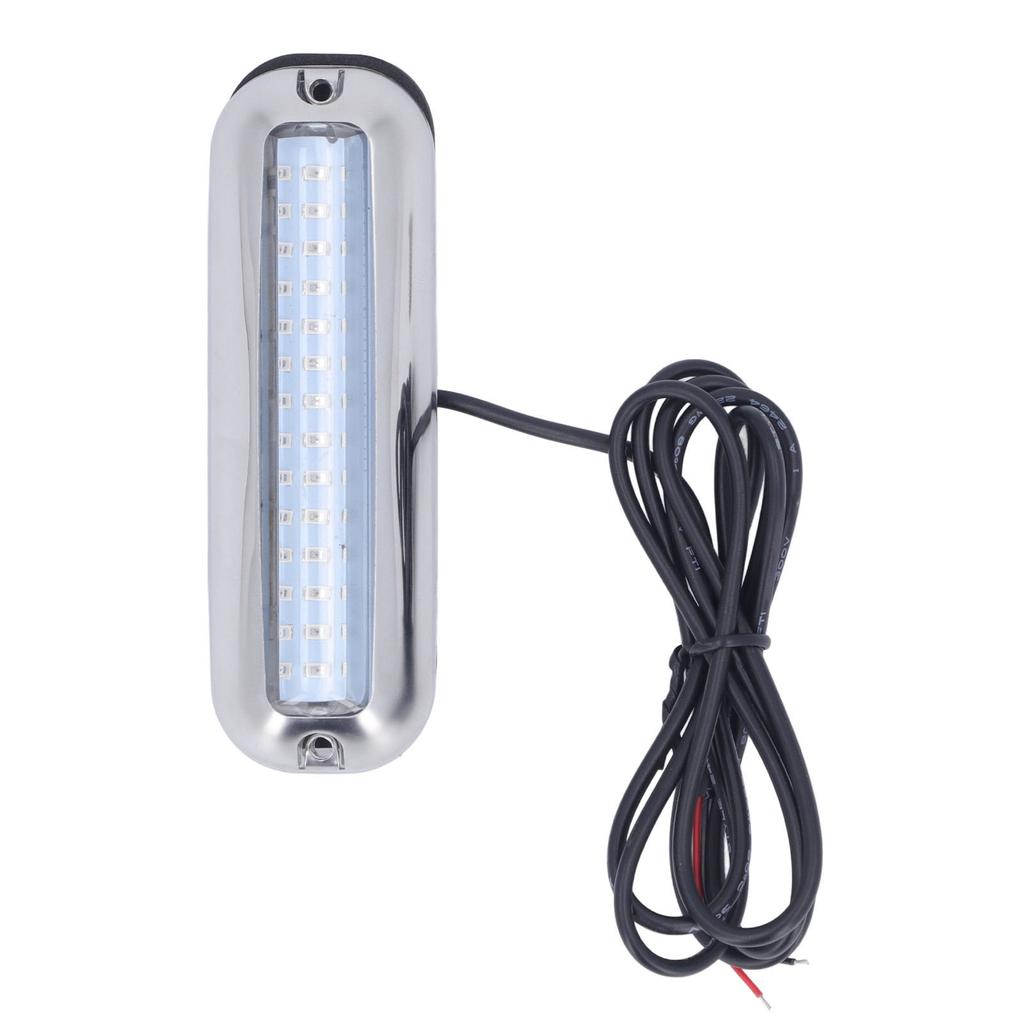 Underwater Boat Lights IP68 Waterproof 42 LED Beads 125 degrees Wide Angle Highlight Marine Light Lamp DC10‑30V Blue