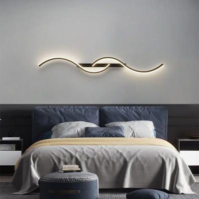 Long Strip LED Wall Lamps for Bedroom Living Room Indoor LED Wall Lights Wall Sconce for Corridor Aisle AC85-265V Interior Lamp