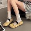 Fashion Spring Flat Shoes Fashion Soft Sole Ballet Flats Women Elegant Women Shoe Retro Trend Lightweight Casual Slip On Mary Jane Shoe