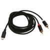 Type C To 2RCA Male Cable HiFi Stereo Gold Plated Sound Adapter Cord for Phone Tablet Car Radio