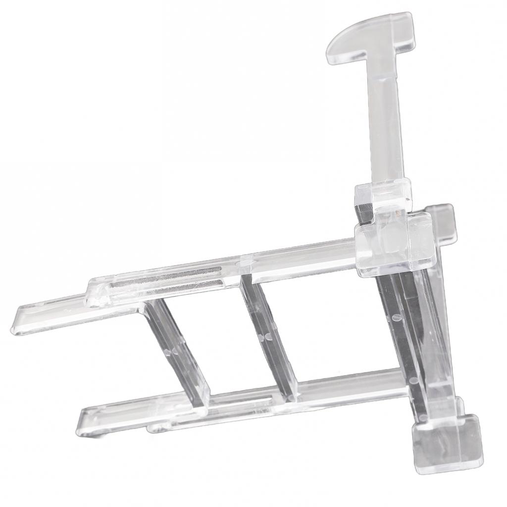 Transparent/black Display Stand Easel Bowl Plate Picture Holder For 6-10dish