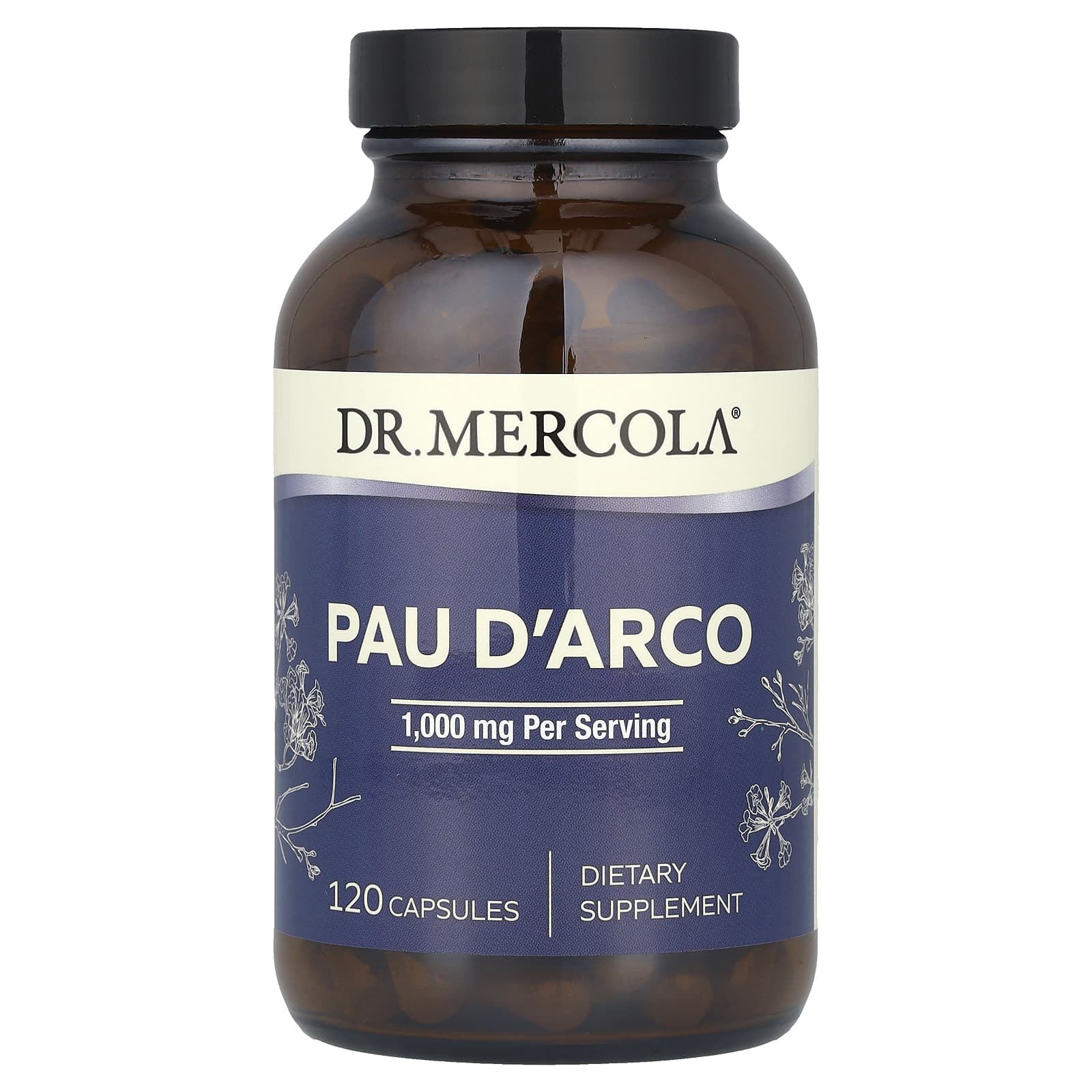 

Dr. Mercola, Pau d Arco, 1,000Mg, 120 Capsules (500Mg per Capsule)