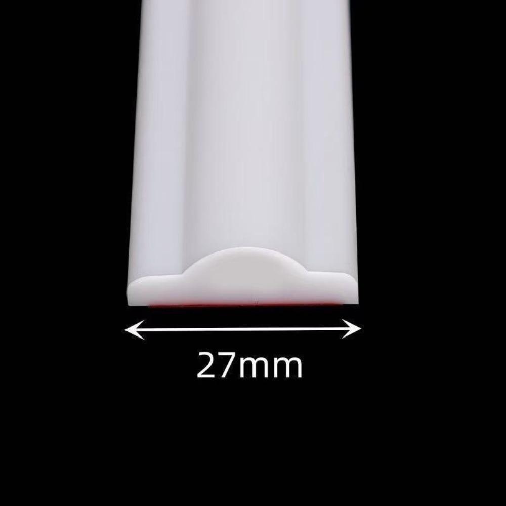Self-adhesive Wall Decorative Strips Flexible TPE TV Background Wall Lines European-style Border Strip for Walls Floors Cabinets