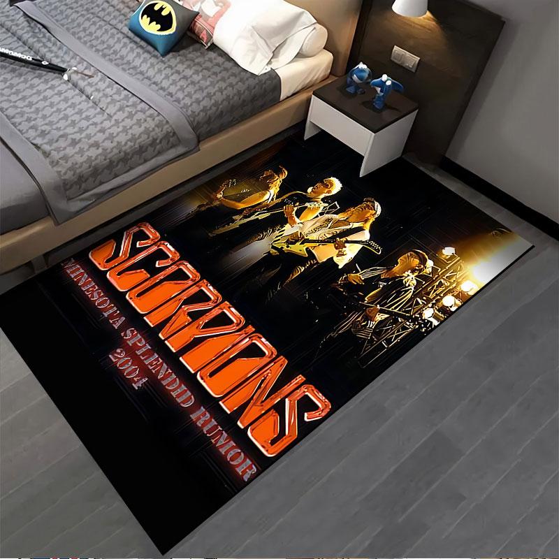 Scorpions Concert 2004 Carpet suitable as a non-slip mat for the living room or bedroom sofa