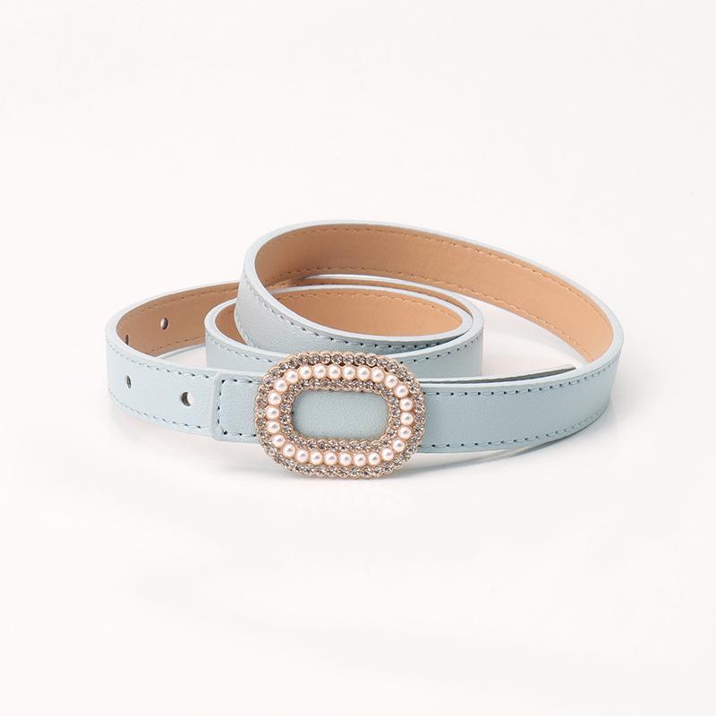 New Fashion Women's Pearl Buckle Belt - Chic, Light Luxury, Versatile Jeans Accessory