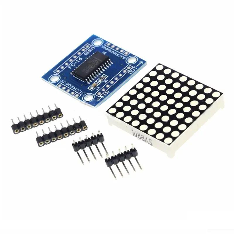 

8x8LED матричний модуль MAX7219 Модуль дисплея, комплект для самостійного встановлення, модуль керування MCU