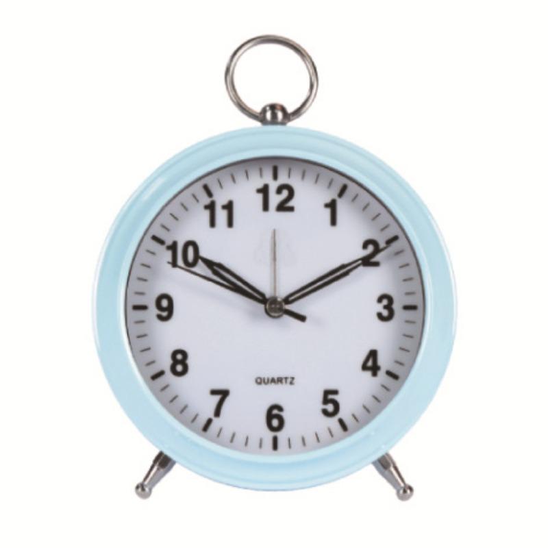 Popular Round Lifting Clock Cartoon Candy Color Cute Children's Alarm Clock Time Meter Digital Home Use