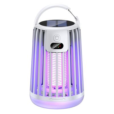 Electric Insect Killer & Trap [2026 New Model Solar Charging Insect Killer & Light 2-Way] Rechargeable Electric Mosquito Killer, High Capacity 3000mAh