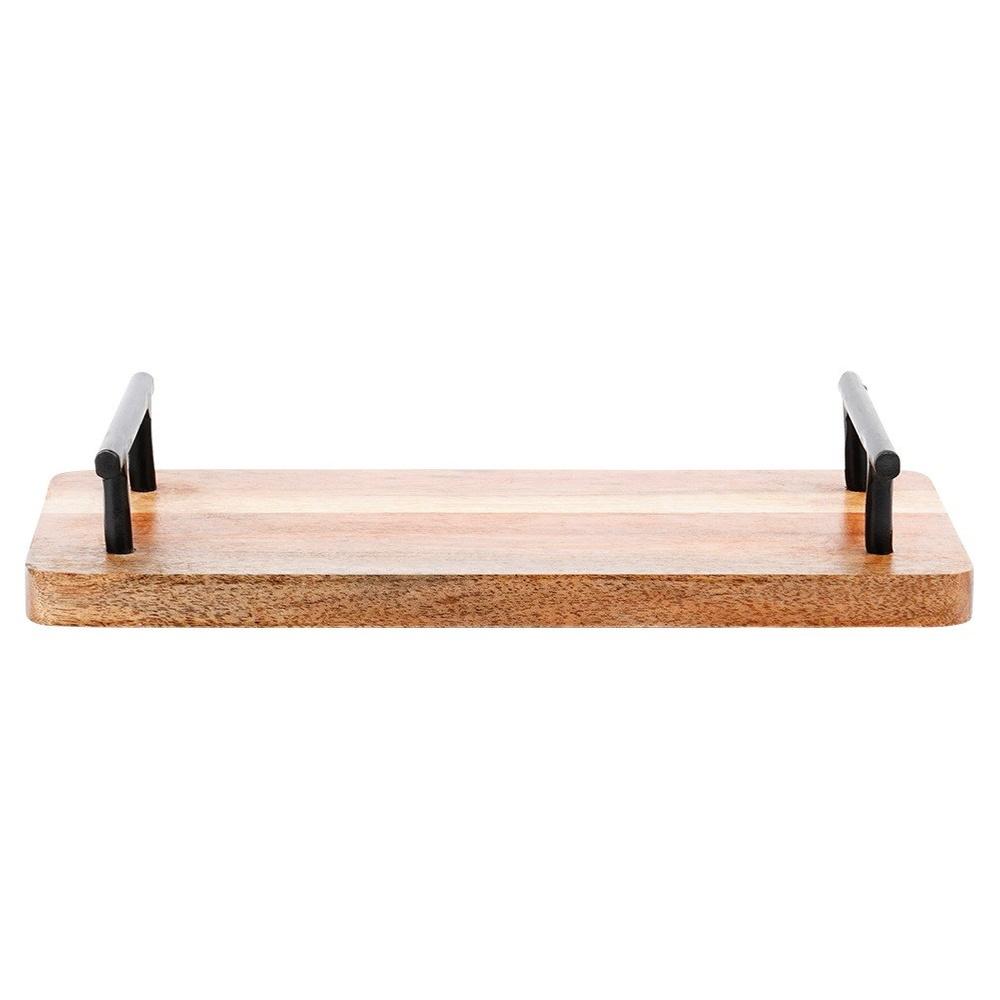 Wooden Serving Tray for Snacks, Meats, and Cheeses 30x15cm