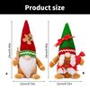 Handmade Christmas Gingerbreads Gnomes Christmas Gingerbreads Man Gnomes Plush Collection Holiday Ornament Decors